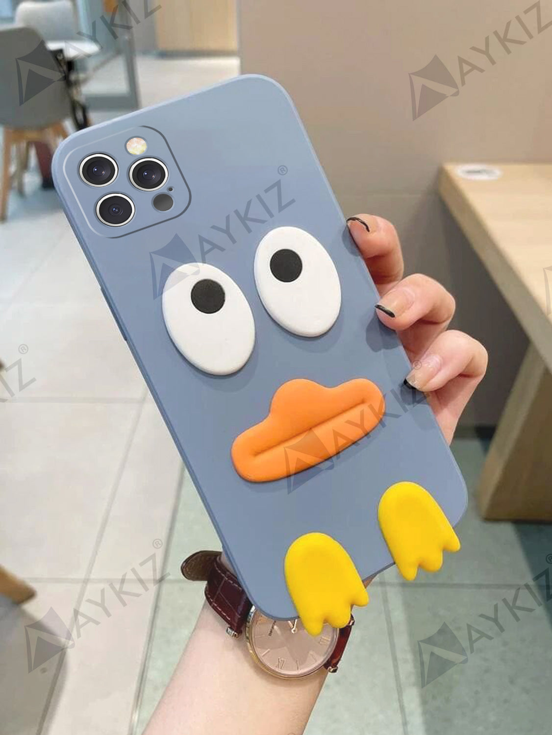 Eye Emotion Soft Protective Back Cover for IPhone 16 Pro Max