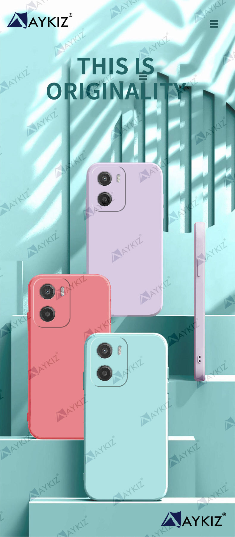 Aykiz Soft Matte Silicone Back Cover Inside Cloth with Camera Protection for Moto G06 4G