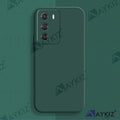 Aykiz Soft Matte Silicone Back Cover Inside Cloth with Camera Protection for Moto Edge 30