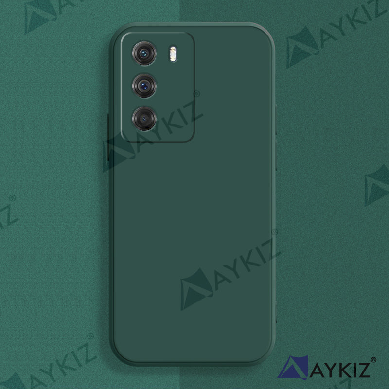 Aykiz Soft Matte Silicone Back Cover Inside Cloth with Camera Protection for Moto Edge 30