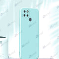 Aykiz Soft Matte Silicone Back Cover Inside Cloth with Camera Protection for Realme C12