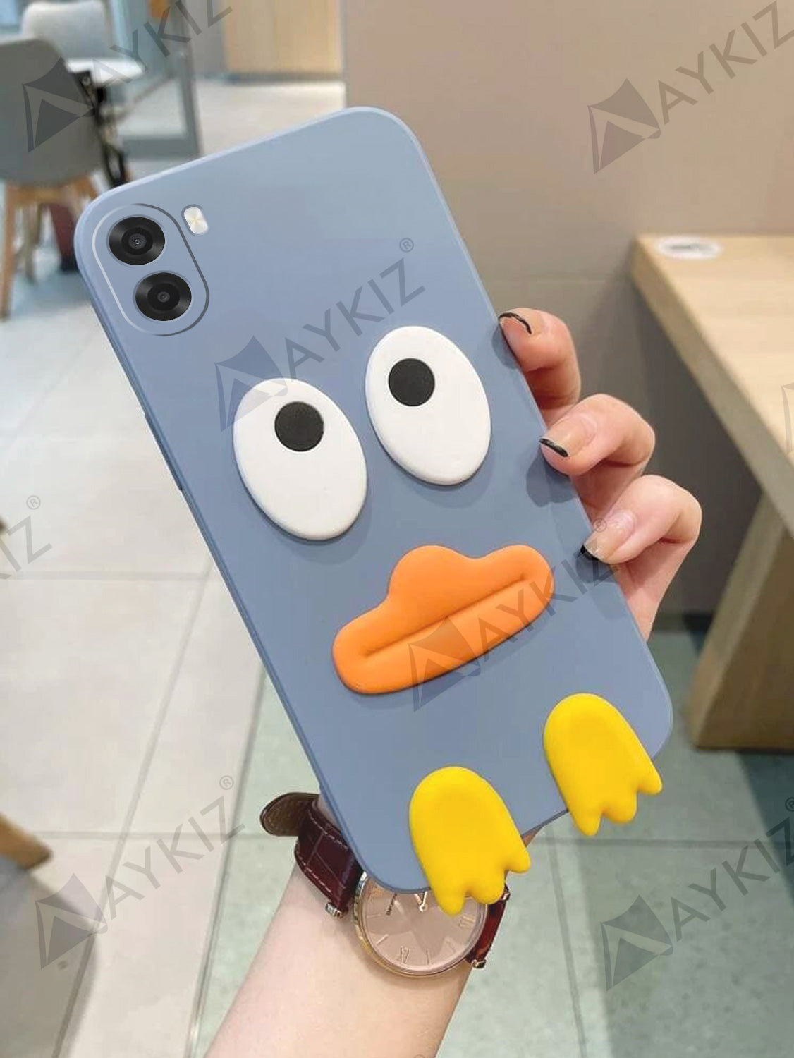 Eye Emotion Soft Protective Back Cover for Oppo A6X