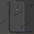 Aykiz Soft Matte Silicone Back Cover Inside Cloth with Camera Protection for OnePlus 6T