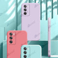 Aykiz Soft Matte Silicone Back Cover Inside Cloth with Camera Protection for Reno 12 5G