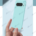 Aykiz Soft Matte Silicone Back Cover Inside Cloth with Camera Protection for Google Pixel 9 Pro
