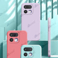 Aykiz Soft Matte Silicone Back Cover Inside Cloth with Camera Protection for Realme 16 Pro 5G