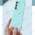 Aykiz Soft Matte Silicone Back Cover Inside Cloth with Camera Protection for Realme 15X