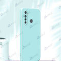 Aykiz Soft Matte Silicone Back Cover Inside Cloth with Camera Protection for Realme 6i
