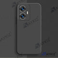 Aykiz Soft Matte Silicone Back Cover Inside Cloth with Camera Protection for Realme C55