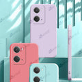 Aykiz Soft Matte Silicone Back Cover Inside Cloth with Camera Protection for  Realme P3 5G