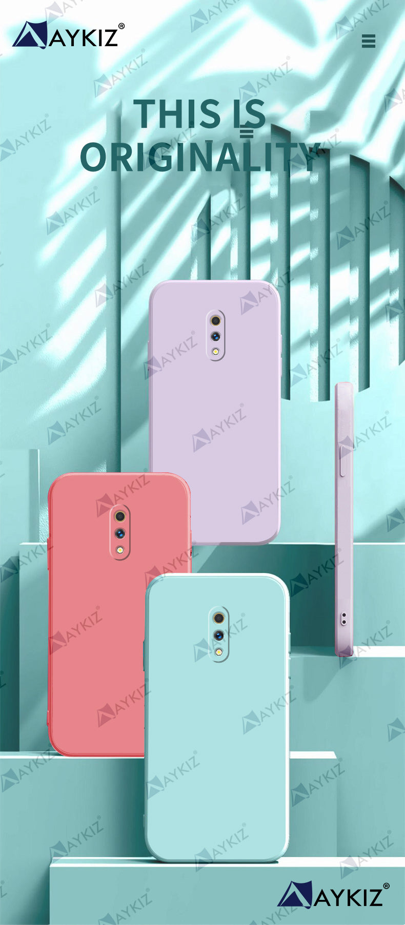 Aykiz Soft Matte Silicone Back Cover Inside Cloth with Camera Protection for Realme X
