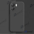 Aykiz Soft Matte Silicone Back Cover Inside Cloth with Camera Protection for Redmi 13C 4G