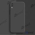 Aykiz Soft Matte Silicone Back Cover Inside Cloth with Camera Protection for Redmi 7