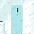 Aykiz Soft Matte Silicone Back Cover Inside Cloth with Camera Protection for Redmi 8A Dual