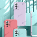 Aykiz Soft Matte Silicone Back Cover Inside Cloth with Camera Protection for Redmi Note 10 Pro/Note 10 Pro Max