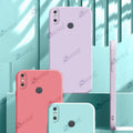 Aykiz Soft Matte Silicone Back Cover Inside Cloth with Camera Protection for Redmi Note 6 Pro