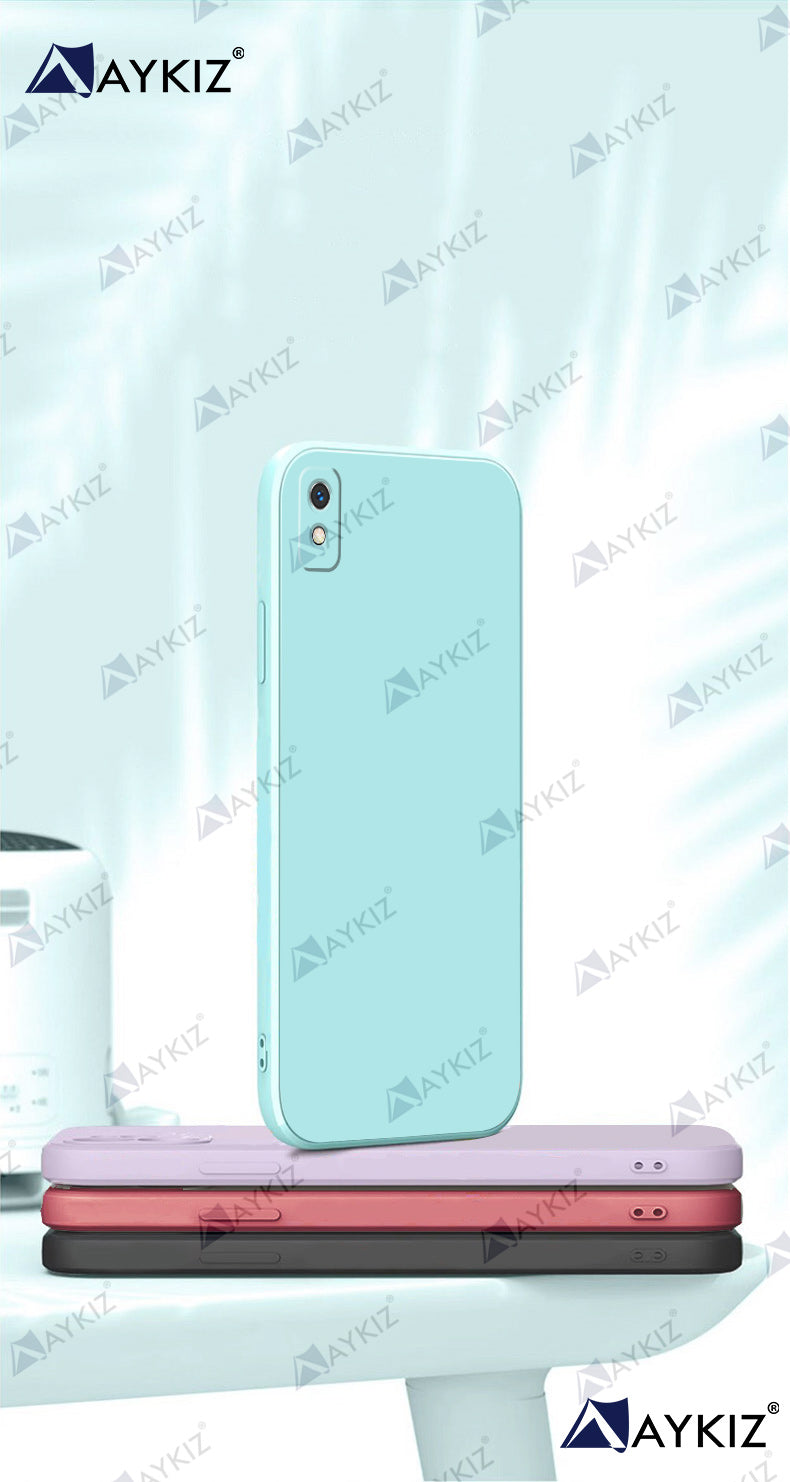 Aykiz Soft Matte Silicone Back Cover Inside Cloth with Camera Protection for Samsung Galaxy A10/M10