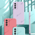 Aykiz Soft Matte Silicone Back Cover Inside Cloth with Camera Protection for Samsung Galaxy A14 5G