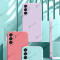 Aykiz Soft Matte Silicone Back Cover Inside Cloth with Camera Protection for Samsung Galaxy A56 5G