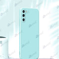 Aykiz Soft Matte Silicone Back Cover Inside Cloth with Camera Protection for Samsung Galaxy S21 FE
