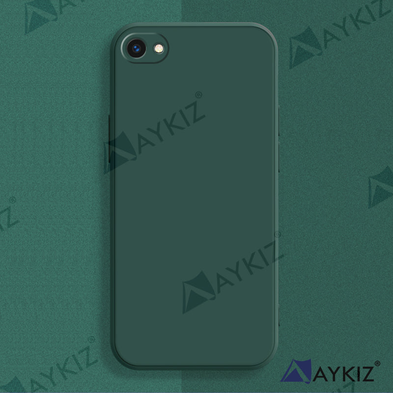 Aykiz Soft Matte Silicone Back Cover Inside Cloth with Camera Protection for Vivo Y81