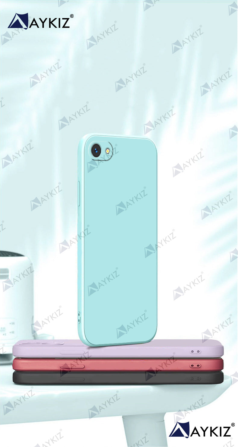 Aykiz Soft Matte Silicone Back Cover Inside Cloth with Camera Protection for Vivo Y83