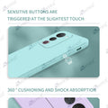 Aykiz Soft Matte Silicone Back Cover Inside Cloth with Camera Protection for Vivo Y400