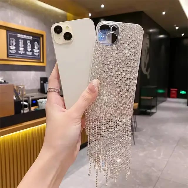 The Diamond Case Cover Designed for Girls/Woman Back Cover for IPhone