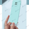 Aykiz Soft Matte Silicone Back Cover Inside Cloth with Camera Protection for Redmi Note 9 Pro