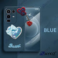 Aykiz Soft Heart Keychain Star Glitter Back Cover for Infinix Note 50