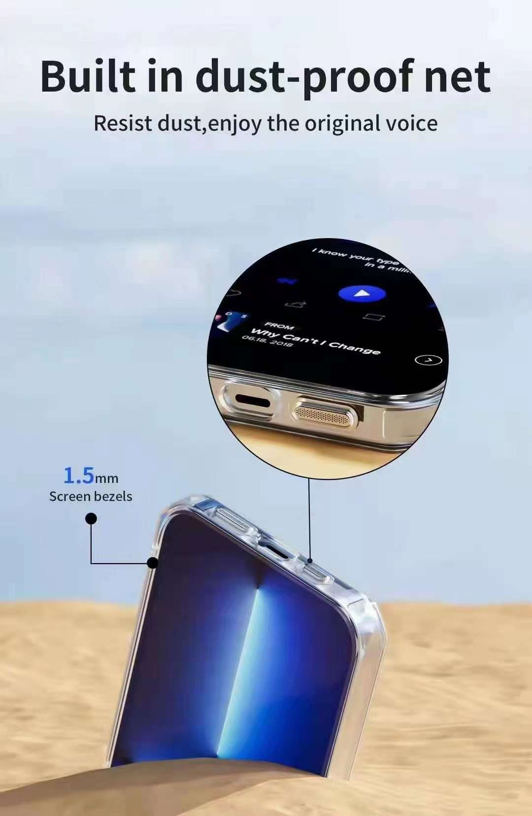 Aykiz Present Completely Clear(High Visible) & Scratch Resistant Back Case Drop Protective Clear Back Cover Samsung