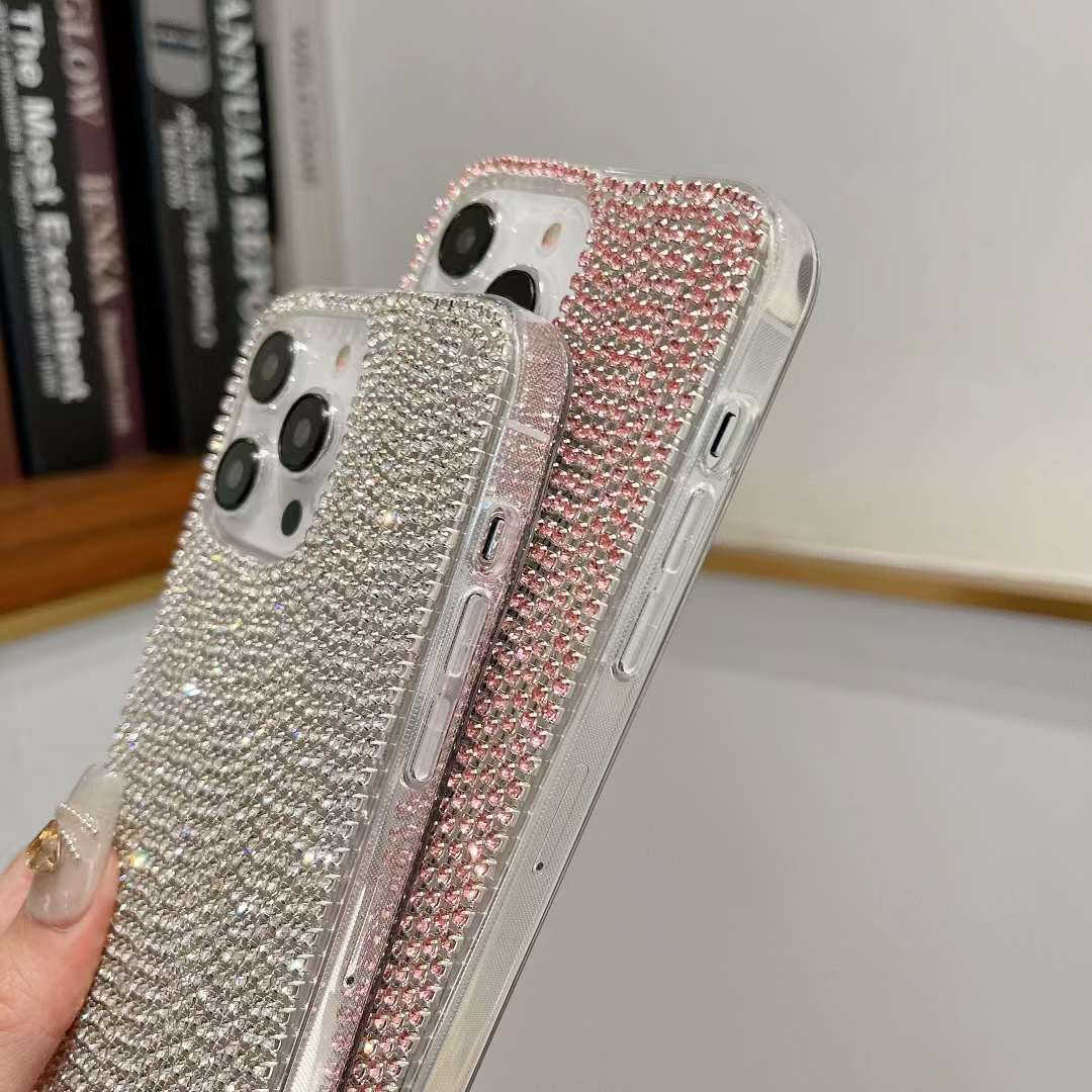 Diamond Case Cover Designed for Girls/Woman Back Cover for Samsung