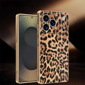 Aykiz High Quality Electroplated Premium Elegant  High End Light Luxury Leather Textured Case for Realme 15 5G
