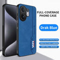 Leather Protector Cover with camera & lens protection Back Cover for Vivo