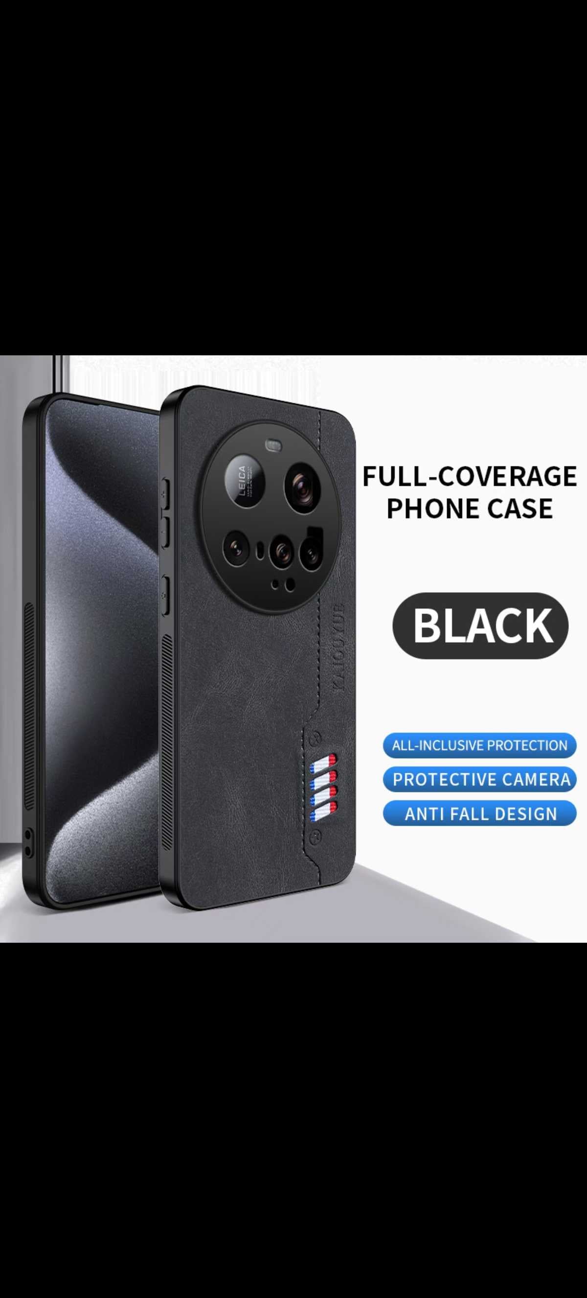 Leather Protector Cover with camera & lens protection Back Cover for Vivo