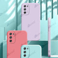 Aykiz Soft Matte Silicone Back Cover Inside Cloth with Camera Protection for Moto G62