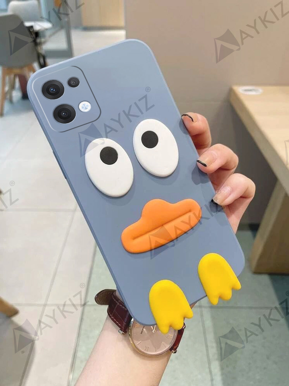 Eye Emotion Soft Protective Back Cover for Oppo Reno 13