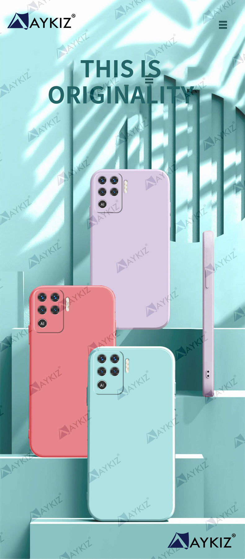 Aykiz Soft Matte Silicone Back Cover Inside Cloth with Camera Protection for Oppo F19 Pro