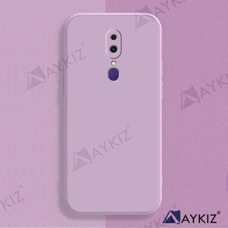 Aykiz Soft Matte Silicone Back Cover Inside Cloth with Camera Protection for Oppo F11