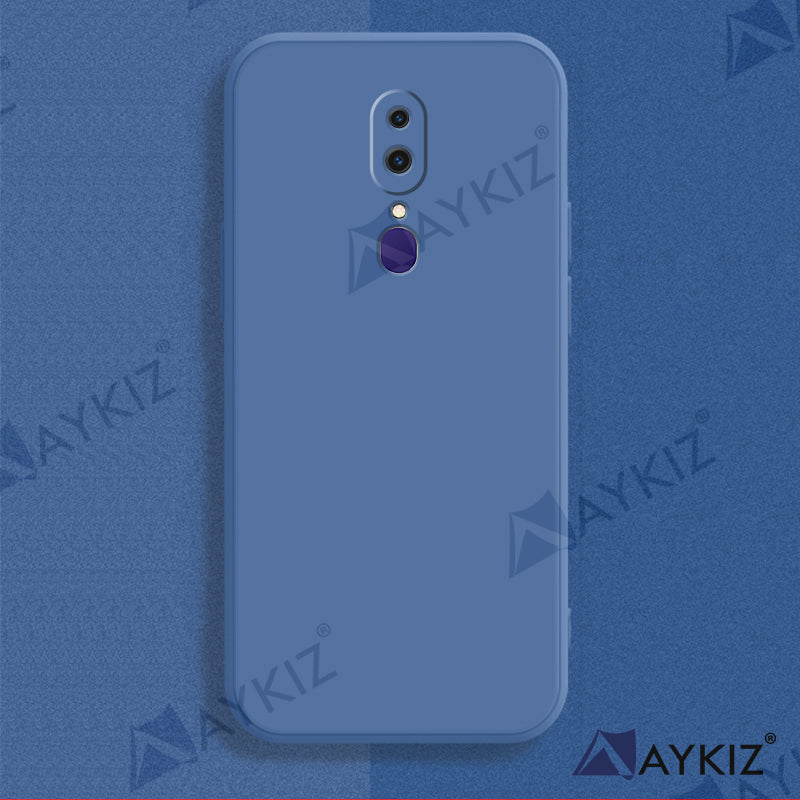 Aykiz Soft Matte Silicone Back Cover Inside Cloth with Camera Protection for Oppo F11