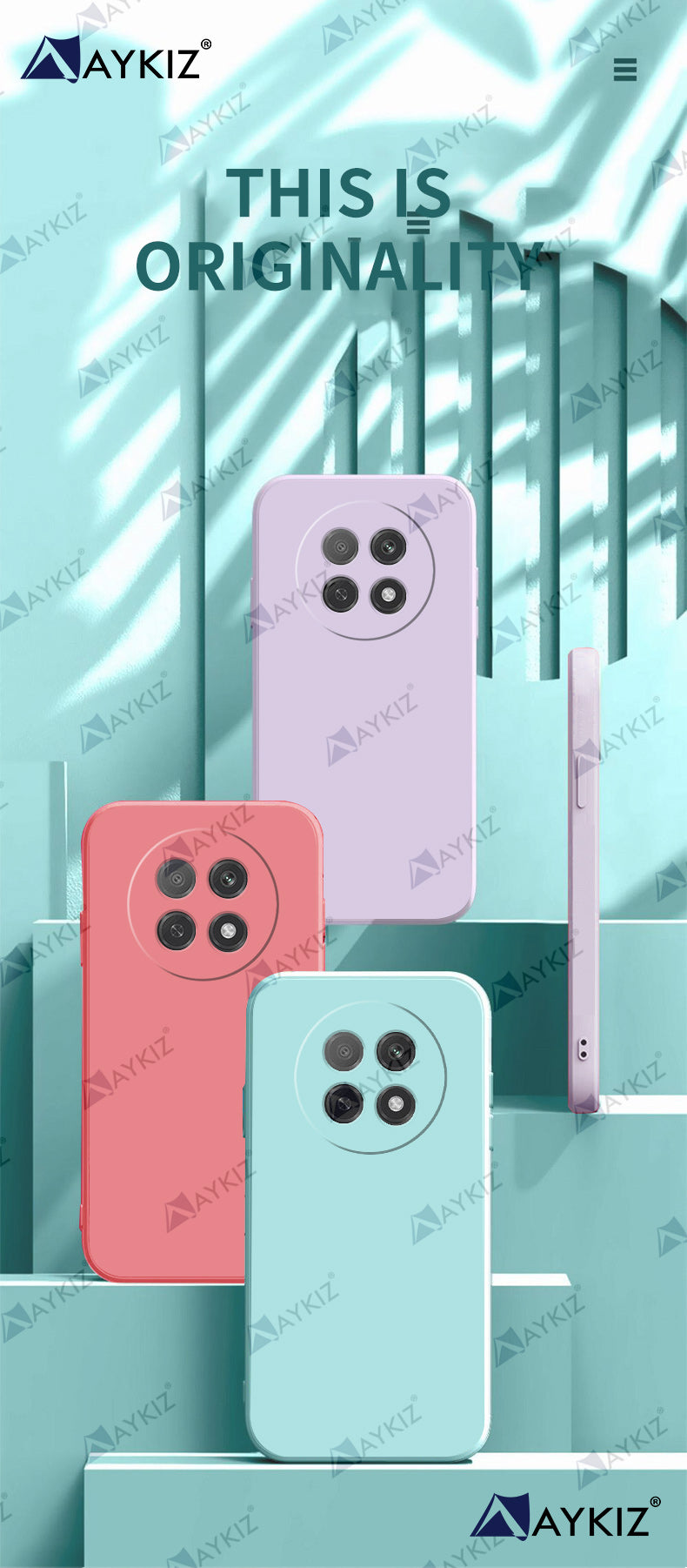 Aykiz Soft Matte Silicone Back Cover Inside Cloth with Camera Protection for Oppo F29 Pro 5G
