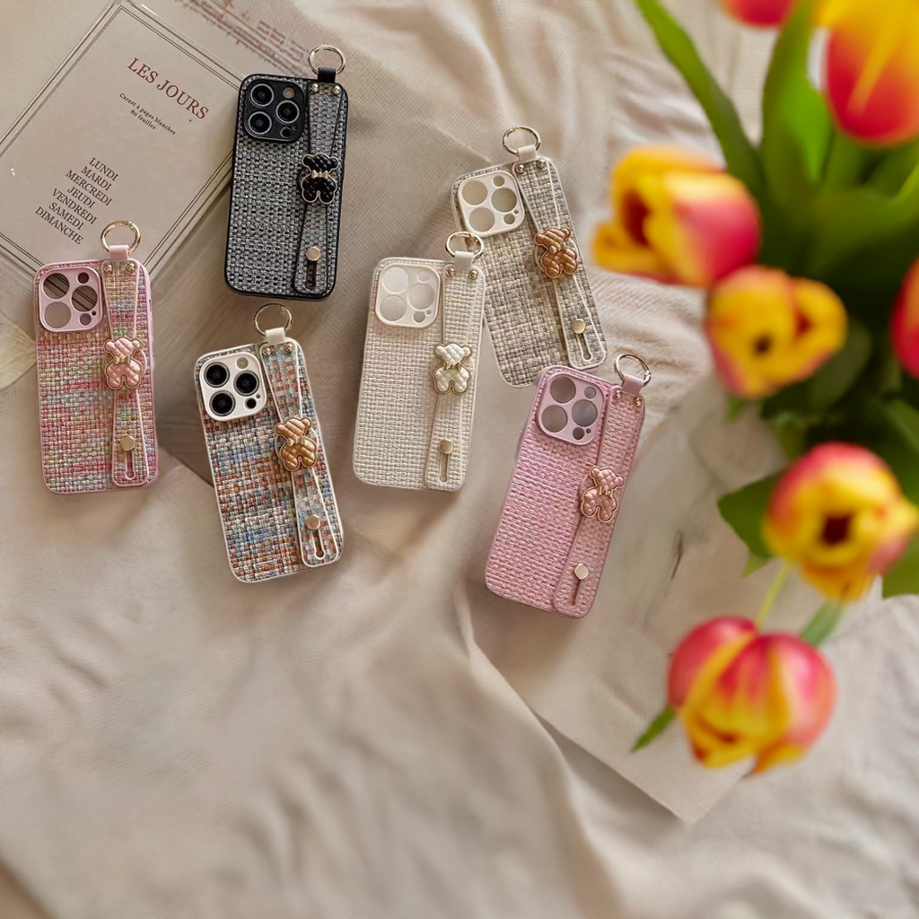 Colourful Premium Case with Camera Protection and Decorative Belt with Puppy for Xiaomi/Redmi