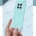 Aykiz Soft Matte Silicone Back Cover Inside Cloth with Camera Protection for Realme 13 Pro