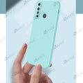 Aykiz Soft Matte Silicone Back Cover Inside Cloth with Camera Protection for Realme 5