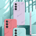 Aykiz Soft Matte Silicone Back Cover Inside Cloth with Camera Protection for Realme C75
