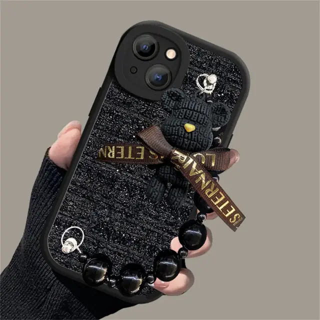 Puppy Love Soft Protective Case with Chain for Girls for OnePlus