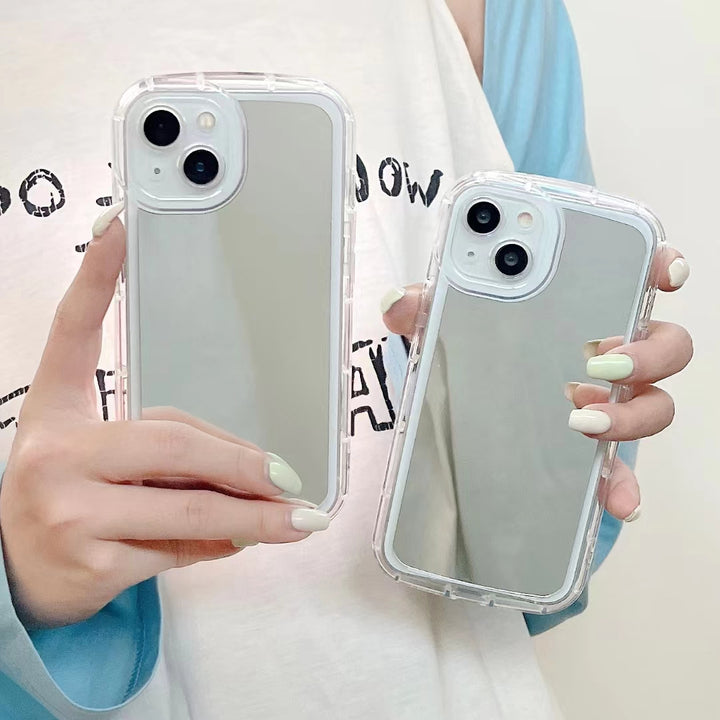 Beautiful Mirror Case All side Protective with Camera Protection for Oppo