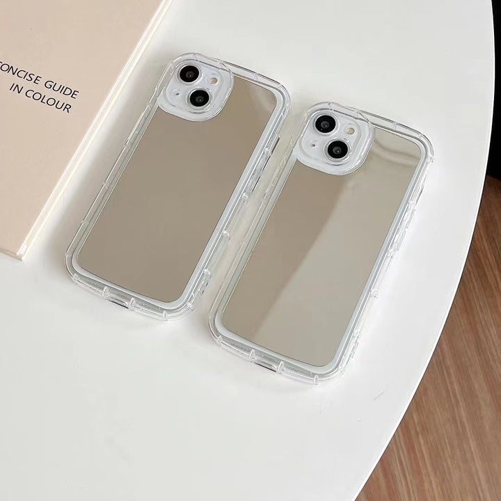 Beautiful Mirror Case All side Protective with Camera Protection for Xiaomi/Redmi