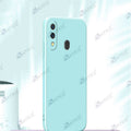 Aykiz Soft Matte Silicone Back Cover Inside Cloth with Camera Protection for Samsung Galaxy A30