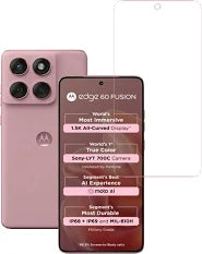 Moto Edge 60 Fusion Ultimate Protection Specially Designed for Edge(Curved) Phone UV Glue Glass